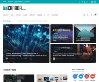 Itincanadaonline.ca(Information in IT wihtin Canada) Screenshot