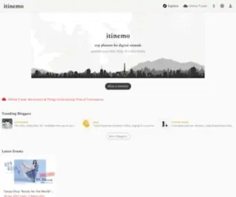 Itinemo.com(Trip planner for digital nomads) Screenshot