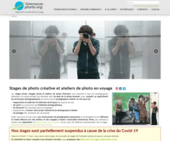 Itinerancesphoto.org(Stages et voyages photo) Screenshot