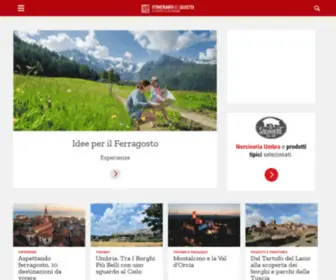Itinerarinelgusto.it(Eventi e enoturismo in Italia) Screenshot