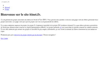 Itinet.fr(Itinet) Screenshot