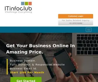 Itinfoclub.com(Web Hosting) Screenshot