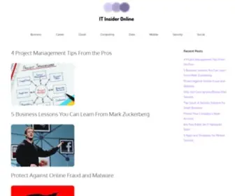 Itinsideronline.com(IT Business Strategies) Screenshot