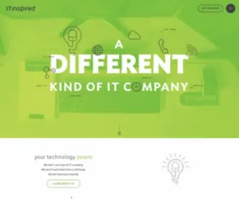 Itinspired.com(A Different Kind of IT Company) Screenshot