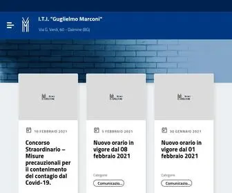 Itisdalmine.edu.it(Guglielmo Marconi) Screenshot