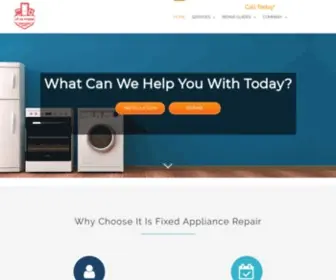 Itisfixed.com(The Best Appliance Repair Service in the Greater Atlanta Area) Screenshot