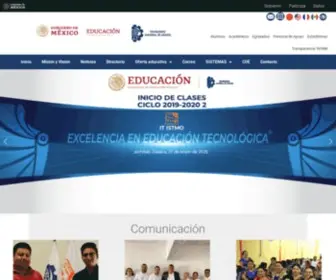 Itistmo.edu.mx(Instituto Tecnologico del istmo) Screenshot