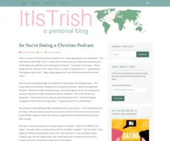 Itistrish.com(A personal blog) Screenshot