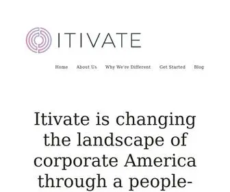 Itivate.com(Changing The Landscape Of Organizations Through A People) Screenshot