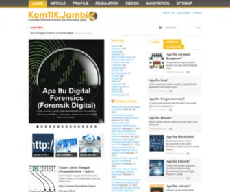 Itjambi.com(Komunitas IT Jambi KomTIK Jambi) Screenshot