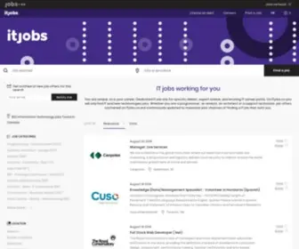 Itjobs.ca(Emplois en informatique au Canada) Screenshot