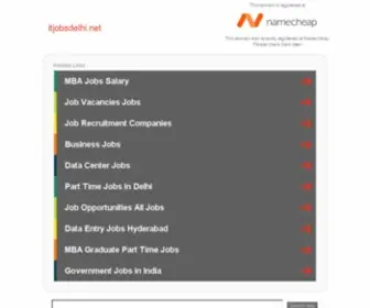 Itjobsdelhi.net(All It Jobs in India) Screenshot