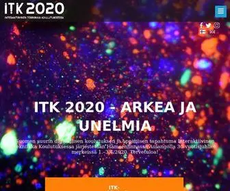 ITK-Konferenssi.fi(Interaktiivinen Tekniikka Koulutuksessa) Screenshot