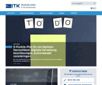 ITK-Rheinland.de(ITK Rheinland) Screenshot