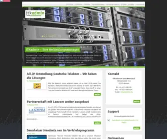 Itkadmin.de(Administrator für IT & Telekommunikation) Screenshot