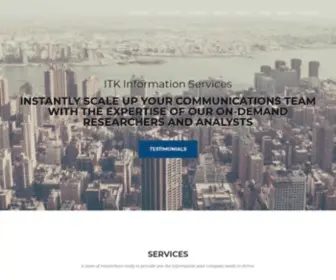 Itkinfo.com(ITK Information Services) Screenshot
