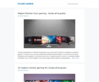 Itlaingamer.com(Itlian Gamer) Screenshot