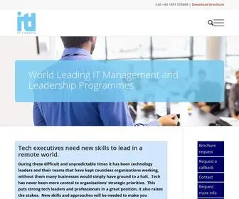 Itleaders.co.uk(IT leadership and IT management training courses) Screenshot