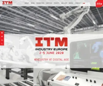 ITM-Europe.com(ITM Industry Europe) Screenshot