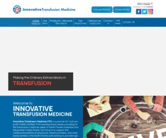 Itmblood.org(Blood Transfusion) Screenshot