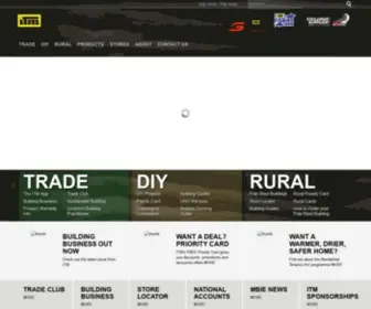 ITM.co.nz(Your Building Supplies Specialists) Screenshot