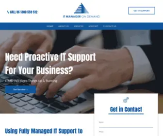 ITMD.com.au(IT Manager on Demand) Screenshot
