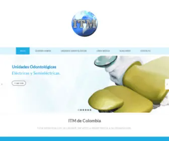 Itmdecolombia.com(Bienvenidos a ITM de Colombia) Screenshot