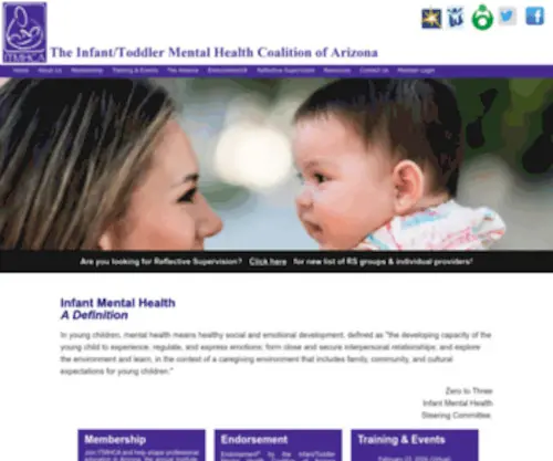 Itmhca.org(The Infant Toddler Mental Health Coalition of Arizona) Screenshot
