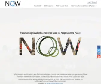 Itmustbenow.com(Sustainable travel) Screenshot