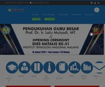 ITN.ac.id(ITN Malang) Screenshot