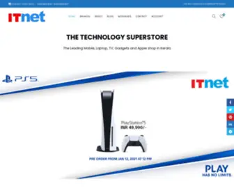 Itnetinfo.com(ITNET Infocom the No.1 Mobile Laptop and TV store in Kerala) Screenshot