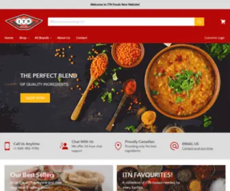 Itnfoodcorp.com(ITN Food Corporation) Screenshot