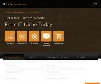 Itniche.com(Web Design Company Memphis) Screenshot