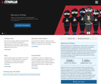 Itninja.com(The IT Professional's Software Community) Screenshot