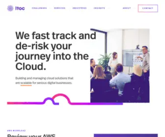 Itoc.com.au(AWS Advanced Consulting Partner) Screenshot