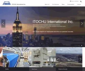 Itochu.com(ITOCHU International Inc) Screenshot