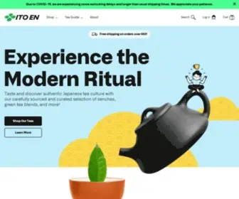 Itoen.com(ITO EN) Screenshot