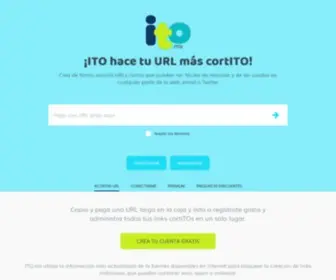 Ito.mx(Crear url cortITO) Screenshot