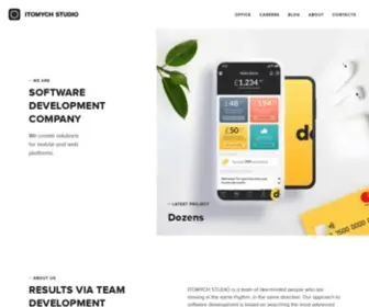 Itomychstudio.com(Itomych studio) Screenshot