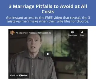 Itonlytakesoneman.com(It Only Takes One Man to Heal a Marriage) Screenshot