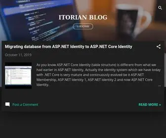 Itorian.com(This Blog) Screenshot