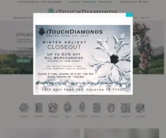 Itouchdiamonds.com(Engagement Rings In Houston) Screenshot