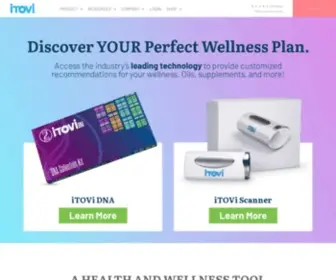 Itovi.com(Official Home of the iTOVi Health and Wellness Scanner) Screenshot