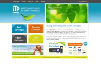 ITP-Empties.com(Collection & Recycling of Empty Toner) Screenshot