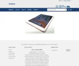 Itparts.com(IPads Daily Deals Site Best Prices on iPads) Screenshot