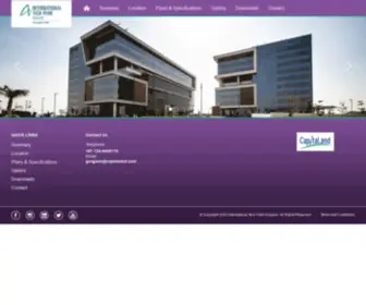 Itpgurgaon.com(International Tech Park Gurgaon) Screenshot