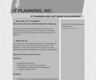 Itplanning.com(IT Planning) Screenshot