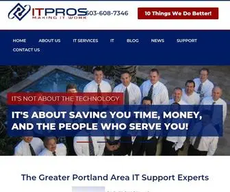 Itprosllc.com(IT Pros of Beaverton) Screenshot