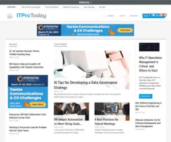 Itprotoday.com(ITPro Today) Screenshot