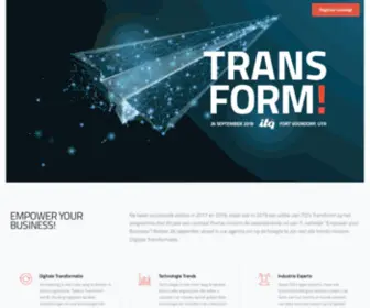ITQ-Transform.com(ITQ's Digital Transformation Event) Screenshot